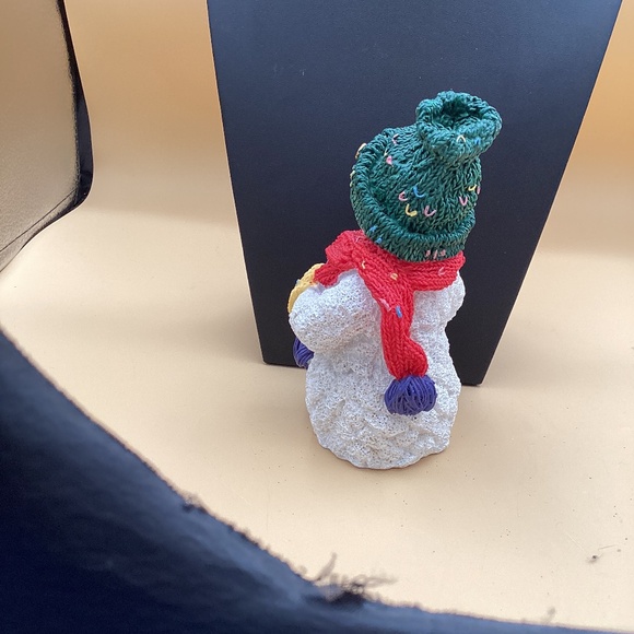 Glitter Snowman. 6 inches tall - Picture 2 of 3